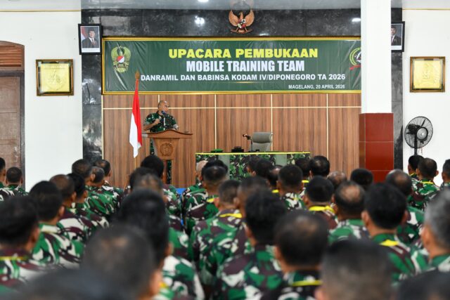 Pusterad Gelar Mobile Training Team 2026 di Magelang, Tingkatkan Profesionalisme Aparat Kewilayahan