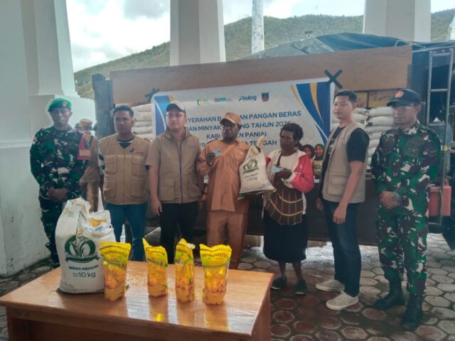 Penyaluran Bantuan Beras dan Minyak Goreng di Paniai Tepat Sasaran