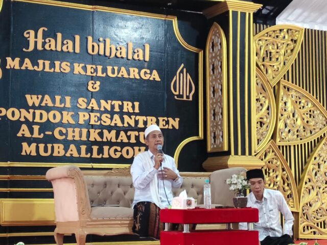 Kades Sindangheula Hadiri Halal Bihalal Wali Santri Ponpes Al-Chikmatul Muballigoh