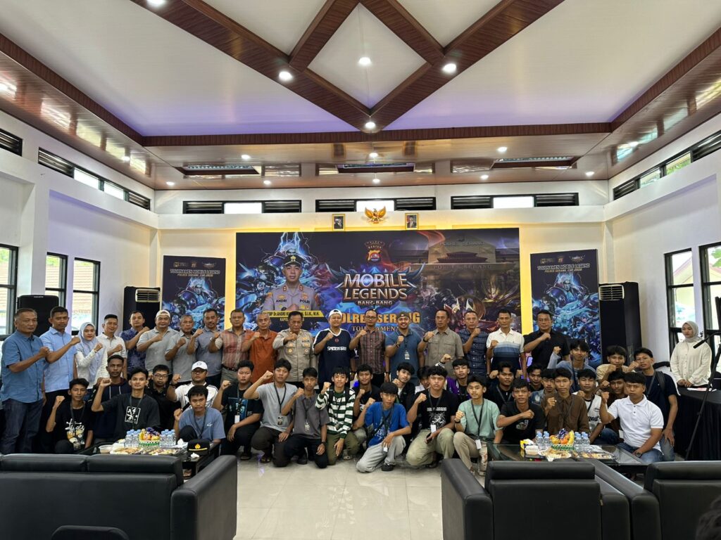 Polres Serang Gelar Turnamen Game Daring, Libatkan 150 Pelajar