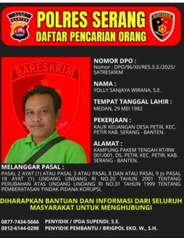DPO Korupsi Dana Desa Rp1 Miliar Lebih Ditangkap di Serang