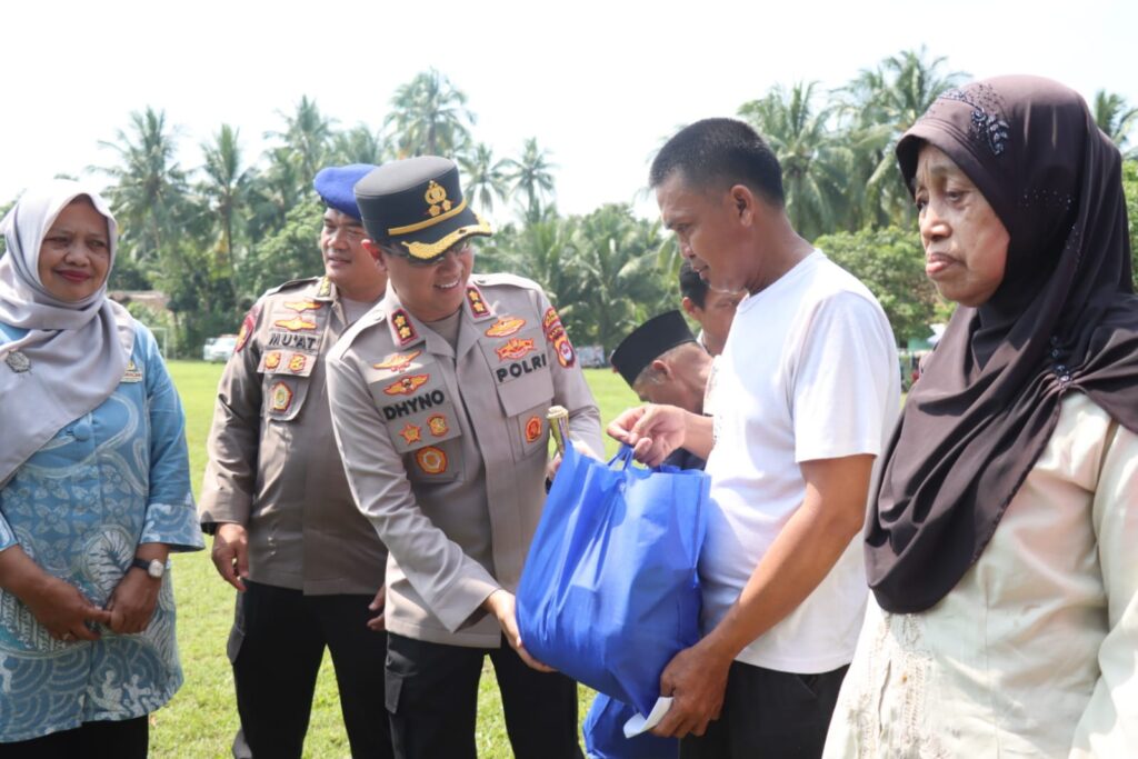 Kapolres Pandeglang Bersama Korpolairud Baharkam Polri Perkuat Kepedulian Sosial Melalui Program Polmas Dirgantara