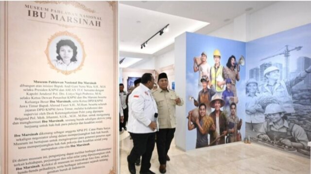 Prabowo Resmikan Museum Marsinah di Nganjuk
