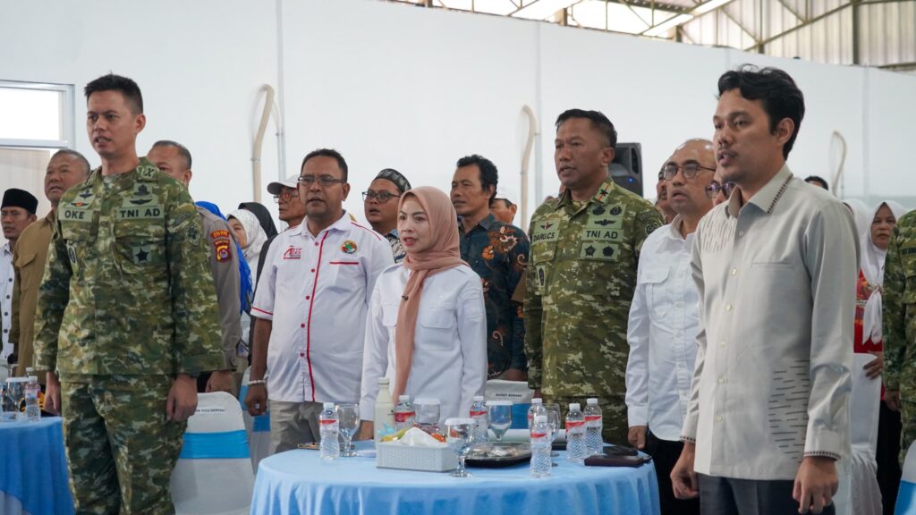 Danrem 064/MY Hadiri Peresmian Operasional 1.061 Koperasi Merah Putih di Desa Ranjeng