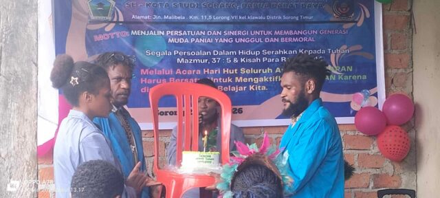 IPMAPAN Sorong Rayakan HUT Pertama, Tekankan Persatuan Mahasiswa Paniai