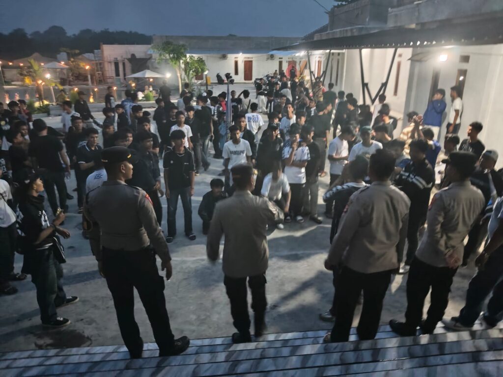 Polres Serang Amankan Nobar Persib dan Persijap, Situasi Kondusif