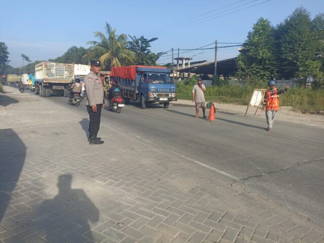 Polres Serang Tertibkan Truk Tambang yang Langgar Aturan