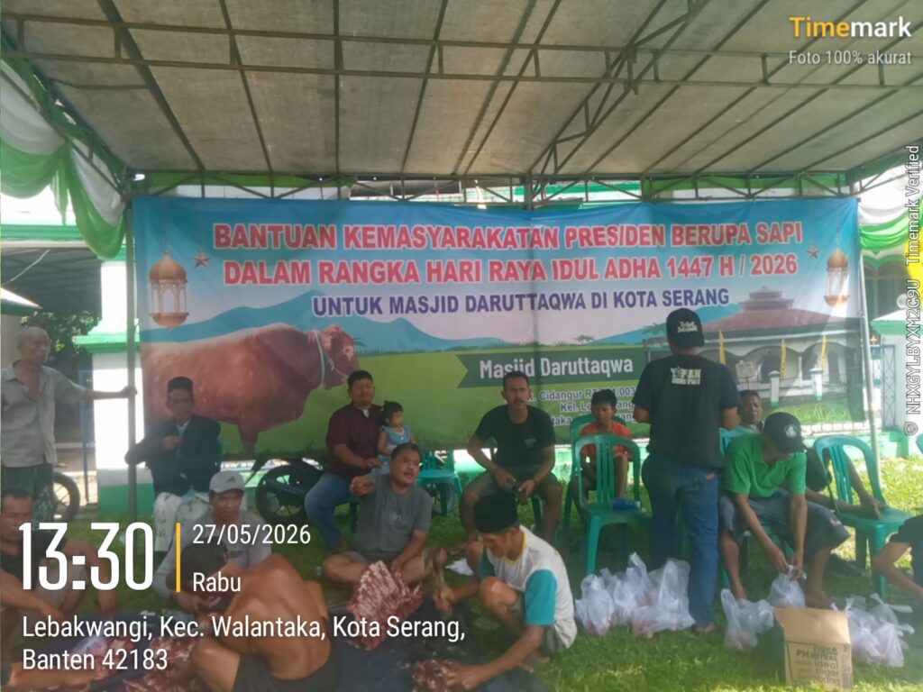 Sapi Bantuan Presiden Disalurkan ke Masjid Daruttaqwa Walantaka Sapi Bantuan Presiden Disalurkan ke Masjid Daruttaqwa Walantaka
