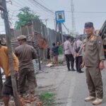 Satpol PP Serang Beri Tenggat Empat Hari untuk Bongkar Bangunan Liar di Kibin