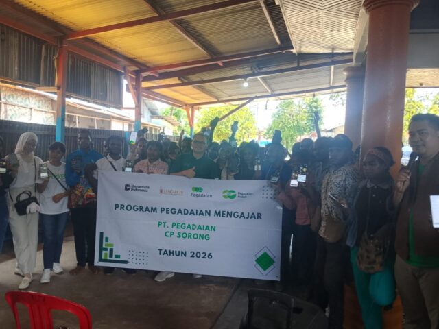 IPMANAPANDODE dan Pegadaian Sorong Gelar Edukasi Literasi Keuangan bagi Mahasiswa Papua Tengah‎