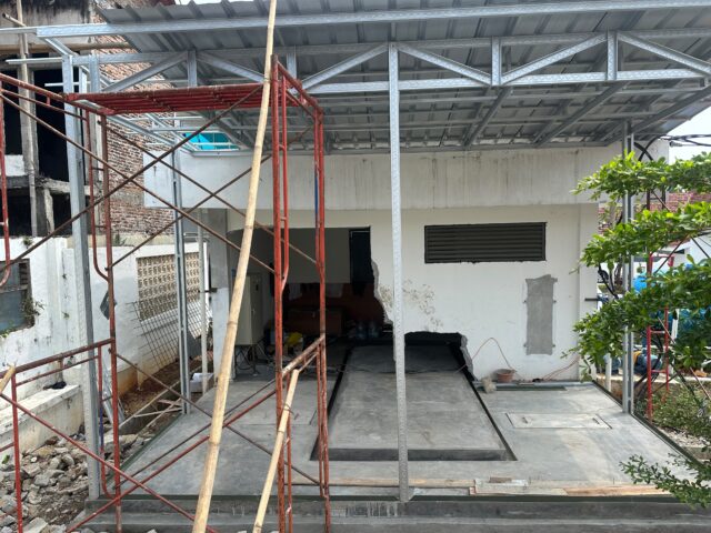 Warga Cipare Persoalkan Pembangunan Ruang Genset Bank Banten