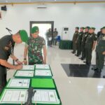 Sembilan Danramil Kodim 0602/Serang Berganti Jabatan