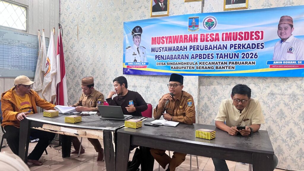 Sindangheula Bahas Perubahan APBDes 2026 Lewat Musyawarah Desa
