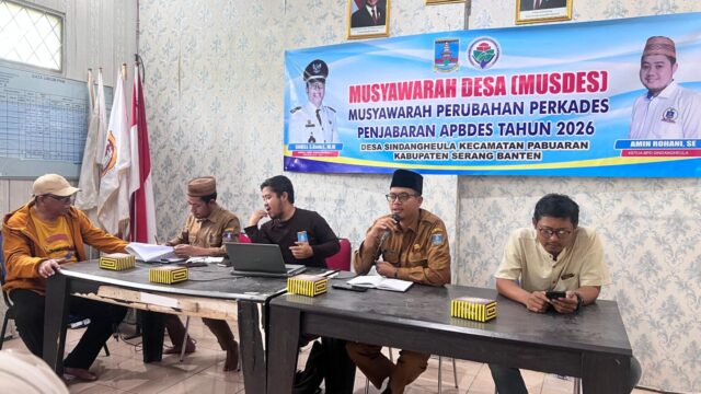 Sindangheula Bahas Perubahan APBDes 2026 Lewat Musyawarah Desa