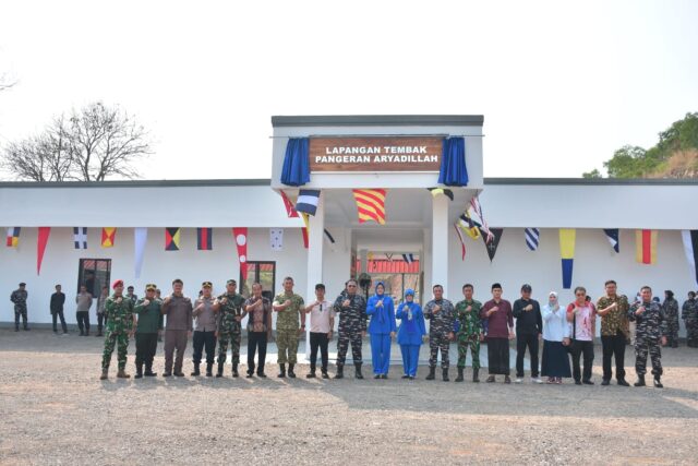 Kasi Ops Kasrem 064/MY Hadiri Peresmian Lapangan Tembak di Serang‎