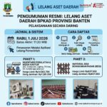 Pemprov Banten Lelang Aset Daerah Secara Daring Mulai 1 Juli