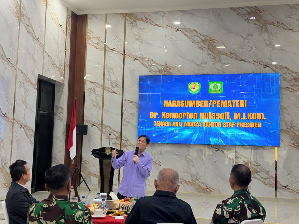 Personel Pendim Kodim 0602/Serang Ikuti Bimtek, Perkuat Komunikasi Publik Digital