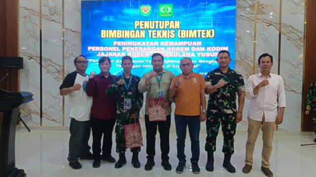 Pendim 0602 dan Pendim 0623 Raih Apresiasi Terbaik pada Bimtek Penerangan Korem 064/MY