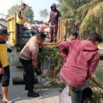 Polsek Pontang dan Muspika Bersihkan Lingkungan, Dukung Gerakan Indonesia ASRI‎