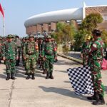 Apel Terpusat Danramil dan Babinsa, Korem 064 Evaluasi Program Semester I 2026
