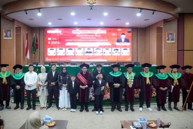 Doktor Baru UIN SMH Banten Raih Cumlaude, Wagub Harap Perkuat Pengembangan Hukum Islam