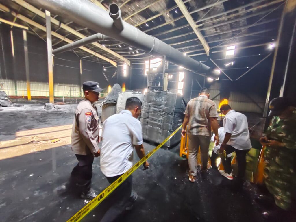 Gudang PT Kingland di Kibin Terbakar, Polisi Selidiki Penyebab Kebakaran‎