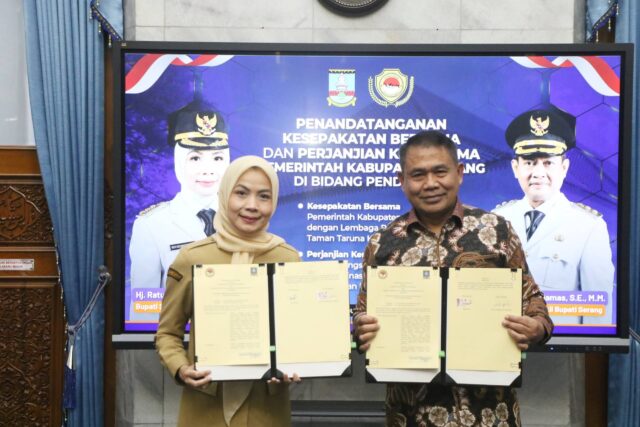 Pemkab Serang Gandeng SMA Kebangsaan, Siapkan Beasiswa bagi Siswa Berprestasi