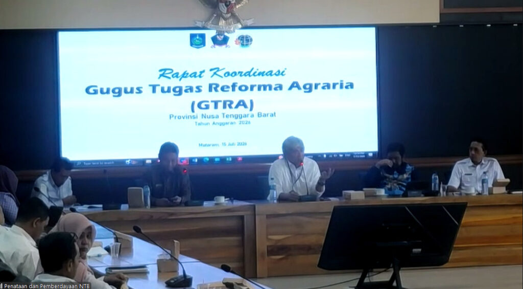 GTRA NTB Petakan 26 Lokasi Prioritas Reforma Agraria di Delapan Kabupaten GTRA NTB Petakan 26 Lokasi Prioritas Reforma Agraria di Delapan Kabupaten
