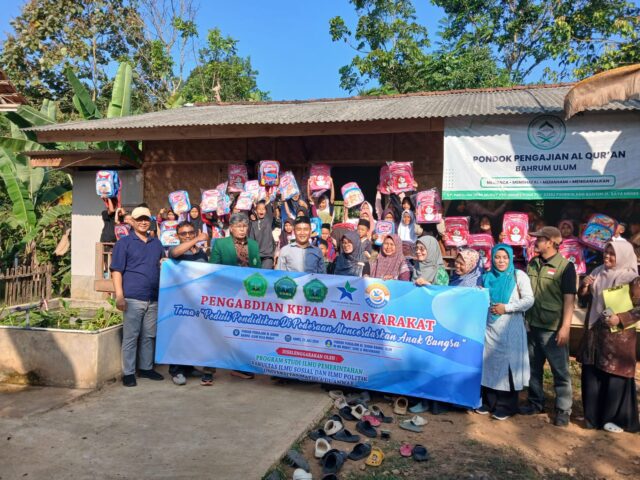 FISIP UNMA Dorong Kepedulian Pendidikan Anak Desa Muruy