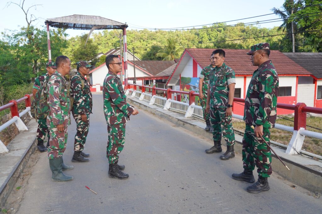 Danrem 064 Pantau Penyelesaian Jalan Karya Bakti TNI di Cimanggu‎