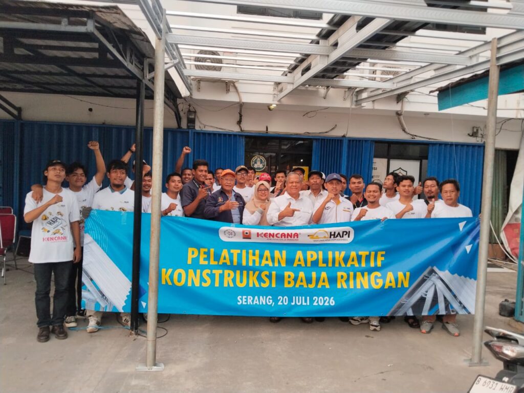 Pelatihan Tukang Baja Ringan Bersertifikat Digelar di Banten, Dorong Standar Keselamatan Konstruksi‎