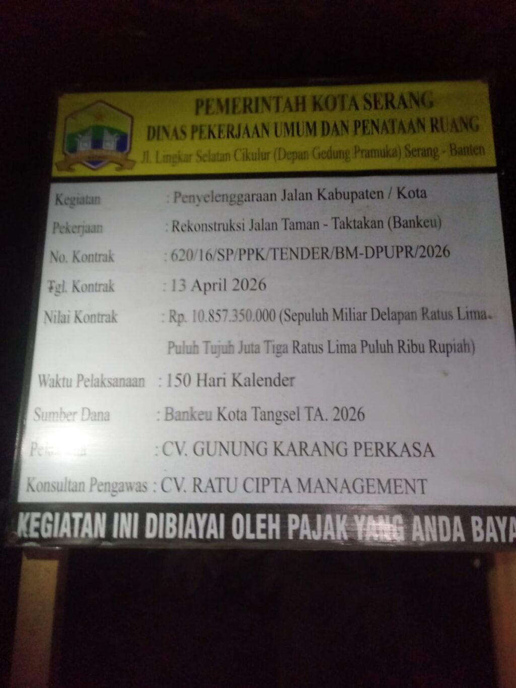 Pengecoran Jalan di Taktakan Diprotes, Warga Soroti Minimnya Pengamanan Proyek Pengecoran Jalan di Taktakan Diprotes, Warga Soroti Minimnya Pengamanan Proyek