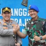Denpom III/4 Serang Sambut Kunjungan Kapolresta Serang Kota, Perkuat Sinergi Penegakan Hukum