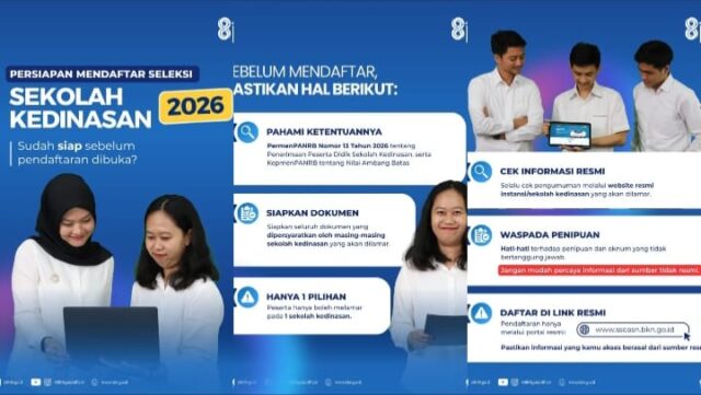 Seleksi Sekolah Kedinasan 2026 Dibuka 18 Agustus, BKN Minta Calon Peserta Pantau Jadwal