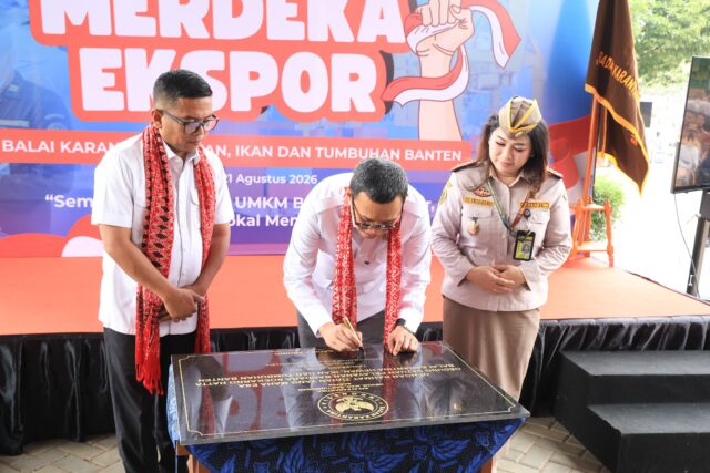 Produk UMKM Banten Dibidik Pasar Ekspor, Andra Soni Dorong Penguatan Mutu