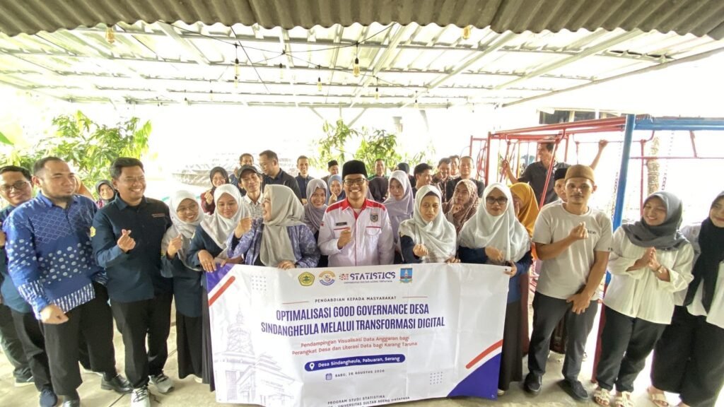 UNTIRTA Dorong Desa Sindangheula Terapkan Tata Kelola Berbasis Data