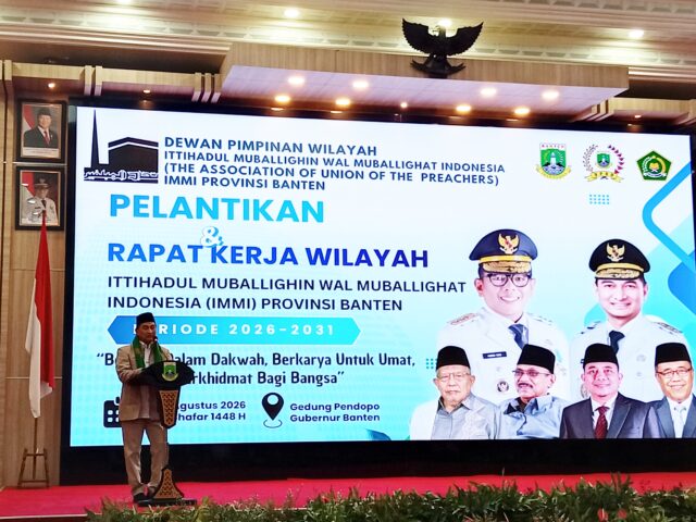 Wagub Dimyati Minta IMMI Banten Tak Sekadar Berdakwah, Tapi Turut Mencerdaskan Masyarakat
