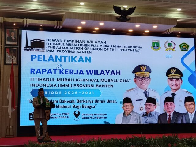 Wagub Dimyati Minta IMMI Banten Tak Sekadar Berdakwah, Tapi Turut Mencerdaskan Masyarakat