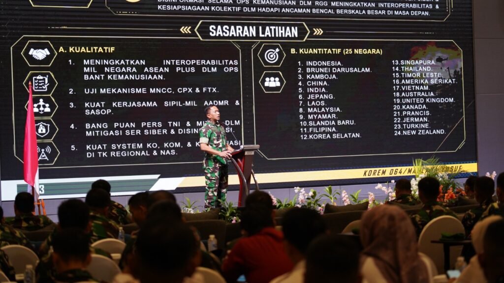 Jelang Trident Resolve, Korem 064 Matangkan Respons Bencana Multinasional Jelang Trident Resolve, Korem 064 Matangkan Respons Bencana Multinasional