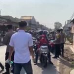 Polres Serang Bagikan Masker Antisipasi Abu Vulkanik Anak Krakatau