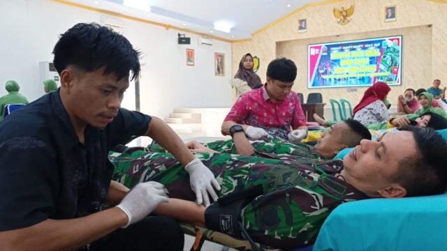 Sambut HUT TNI ke-81, Kodim Serang Kumpulkan 97 Kantong Darah