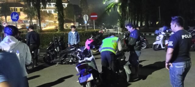 Cegah Balap Liar, Polisi Amankan Empat Motor di Puspemkab Tangerang
