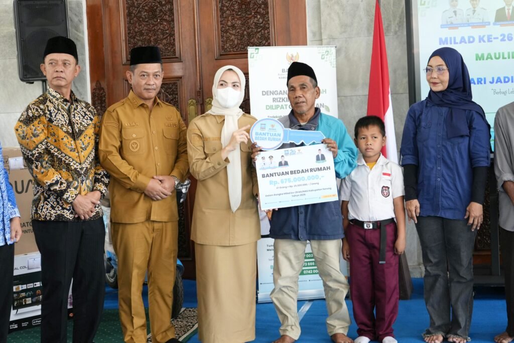 Bupati Serang Minta Baznas Perbesar Kontribusi untuk Warga Terdampak Bencana