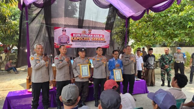 Kemarau Berlanjut, Kapolres Serang Minta Polsek Tirtayasa Pantau Warga