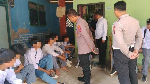 Polsek Kragilan Patroli Cegah Tawuran Pelajar