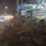 Pembangunan Trotoar Ganggu UMKM di Jalur Kiajurum Sempu-Boru