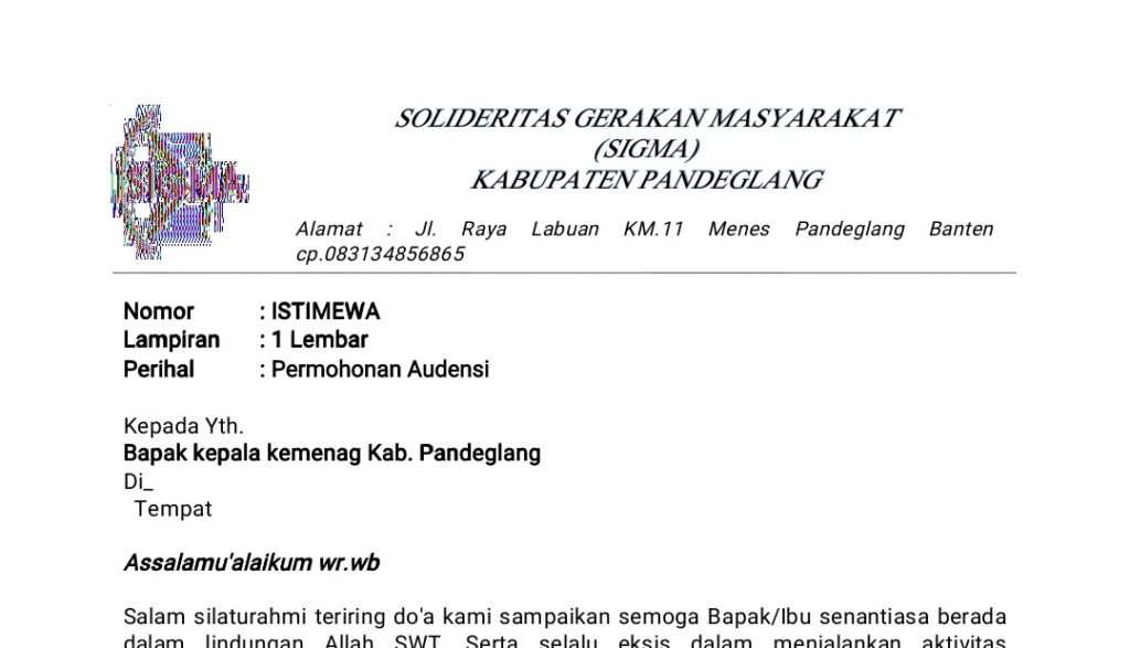 Kepala Kemenag Pandeglang Siap Agendakan Audiensi Sigma Soal Dugaan Pungli di MTsN 2 Pandeglang Kepala Kemenag Pandeglang Siap Agendakan Audiensi Sigma Soal Dugaan Pungli di MTsN 2 Pandeglang
