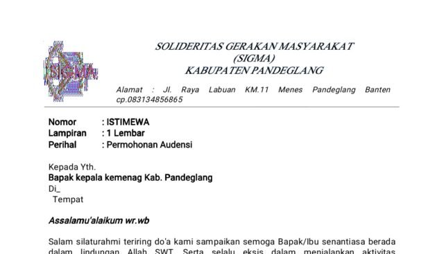 Kepala Kemenag Pandeglang Siap Agendakan Audiensi Sigma Soal Dugaan Pungli di MTsN 2 Pandeglang