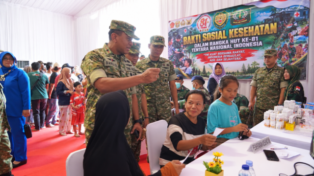 Baksoskes HUT ke-81 TNI, Layanan Kesehatan Gratis Menjangkau Warga Anyer