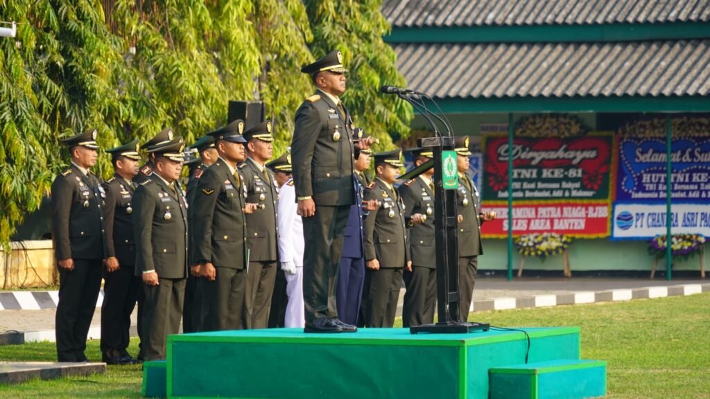HUT ke-81 TNI, Danrem 064/MY Tekankan PRIMA sebagai Pedoman Pengabdian Prajurit